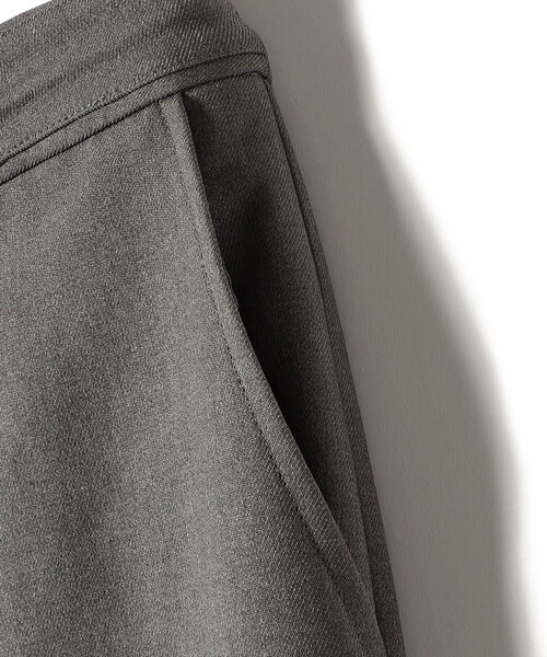 SHIPS Colors（シップス カラーズ）の「SHIPS Colors:〈手洗い可能〉ウールライクイージーワイドパンツ2（セットアップ対応可能）◇（その他パンツ・レディース・グレー/ブラウン/ネイビー/ベージュ・SMALL/MEDIUM/LARGE）」の15枚目の写真