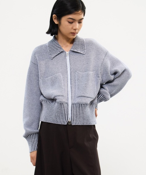 WRAPINKNOT/ラッピンノット】《STUDIOUS別注》 ZIP CROPPED TOPS