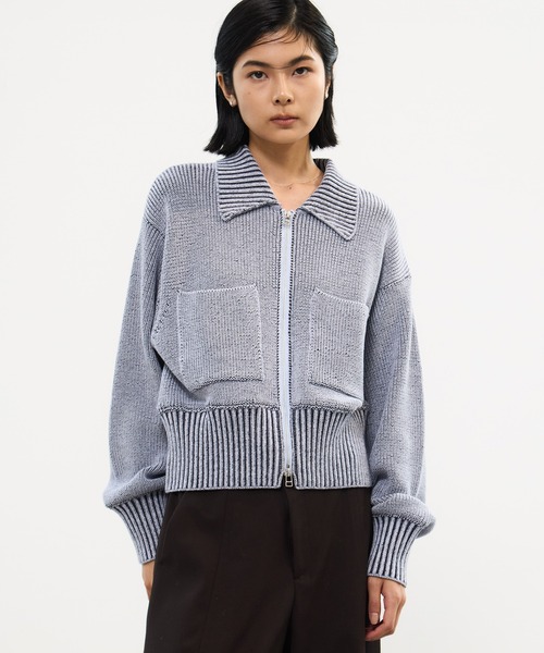 WRAPINKNOT/ラッピンノット】《STUDIOUS別注》 ZIP CROPPED TOPS