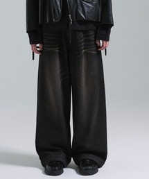 Parts Lab.(�p�[�c���{)�́yParts Lab.�zBasic Wide Easy Denim Pants / �x�[�V�b�N���C�h�C�[�W�[�f�j���p���c(�f�j���p���c)