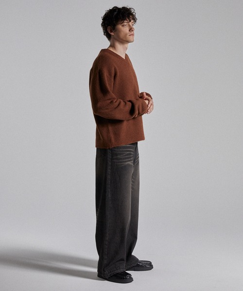 Parts Lab.（パーツラボ）の「【Parts Lab.】Basic Wide Easy Denim Pants / ベーシックワイドイージーデニムパンツ（デニムパンツ・メンズ・ブラック/ブルー/ライトブルー・S/M/L）」の13枚目の写真