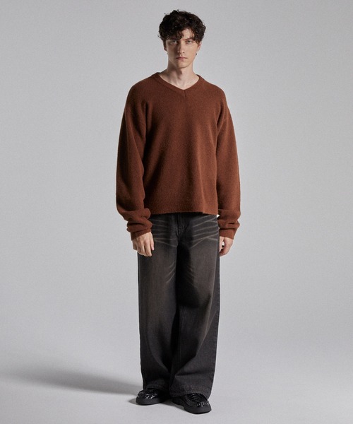 Parts Lab.（パーツラボ）の「【Parts Lab.】Basic Wide Easy Denim Pants / ベーシックワイドイージーデニムパンツ（デニムパンツ・メンズ・ブラック/ブルー/ライトブルー・S/M/L）」の14枚目の写真