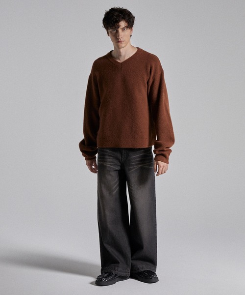 Parts Lab.（パーツラボ）の「【Parts Lab.】Basic Wide Easy Denim Pants / ベーシックワイドイージーデニムパンツ（デニムパンツ・メンズ・ブラック/ブルー/ライトブルー・S/M/L）」の15枚目の写真