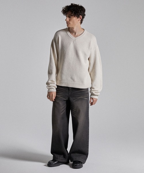 Parts Lab.（パーツラボ）の「【Parts Lab.】Basic Wide Easy Denim Pants / ベーシックワイドイージーデニムパンツ（デニムパンツ・メンズ・ブラック/ブルー/ライトブルー・S/M/L）」の18枚目の写真