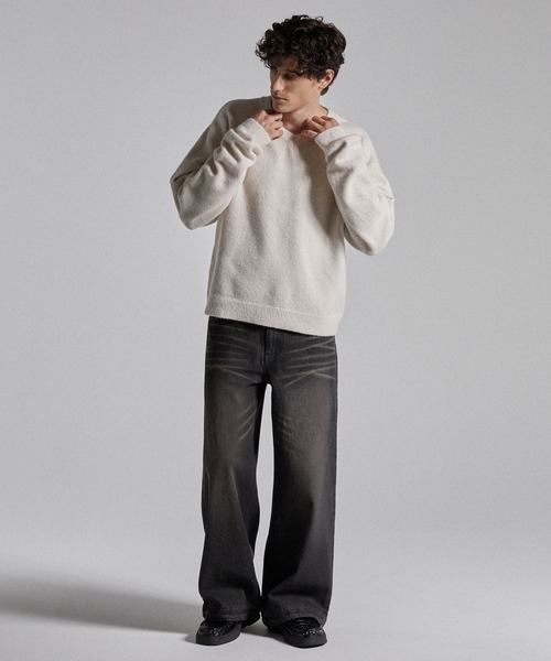 Parts Lab.（パーツラボ）の「【Parts Lab.】Basic Wide Easy Denim Pants / ベーシックワイドイージーデニムパンツ（デニムパンツ・メンズ・ブラック/ブルー/ライトブルー・S/M/L）」の22枚目の写真