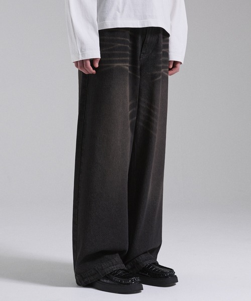 Parts Lab.】Basic Wide Easy Denim Pants / ベーシックワイドイージー