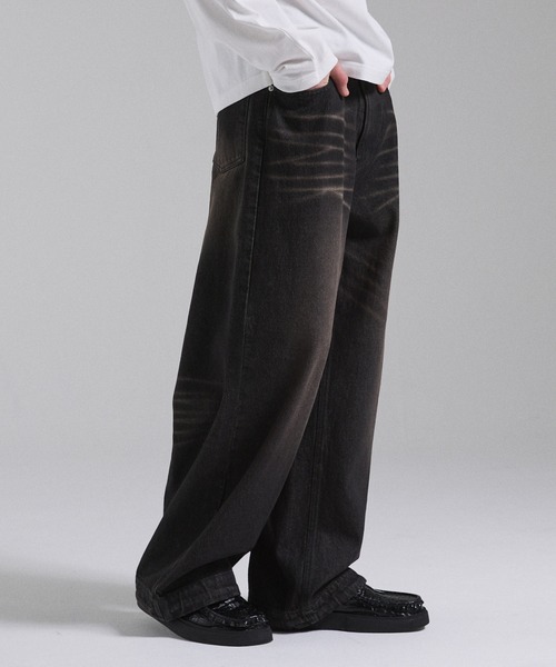 Parts Lab.】Basic Wide Easy Denim Pants / ベーシックワイドイージー