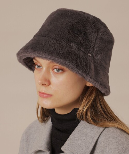MACKINTOSH LONDON（マッキントッシュ ロンドン）の「ファーバケットハット（ハット・レディース・グレー系その他/ベージュ・FREE）」の2枚目の写真