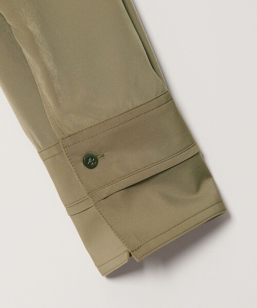 EMMEL REFINES(エメルリファインズ)の「<EMMEL REFINES>EM ハシゴレース トロミシャツ(シャツ/ブラウス・レディース・オリーブ/オフホワイト・FREE)」の14枚目の写真