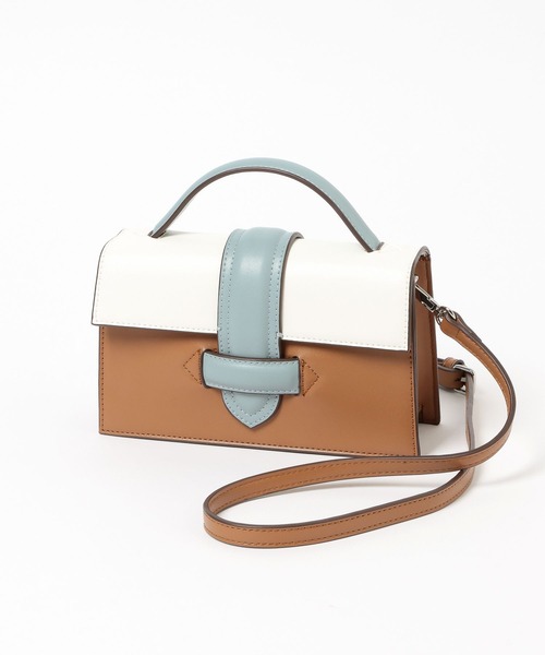 BAYFLOW（ベイフロー）の「マルチカラーミニバッグ（ショルダーバッグ・レディース・グリーン/ブラウン・FREE）」の3枚目の写真