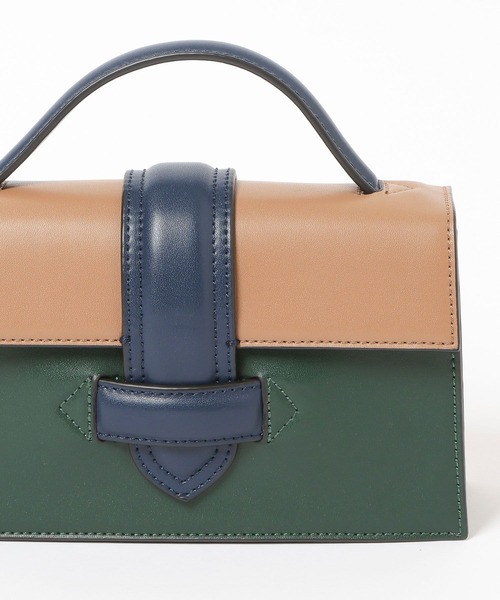 BAYFLOW（ベイフロー）の「マルチカラーミニバッグ（ショルダーバッグ・レディース・グリーン/ブラウン・FREE）」の11枚目の写真