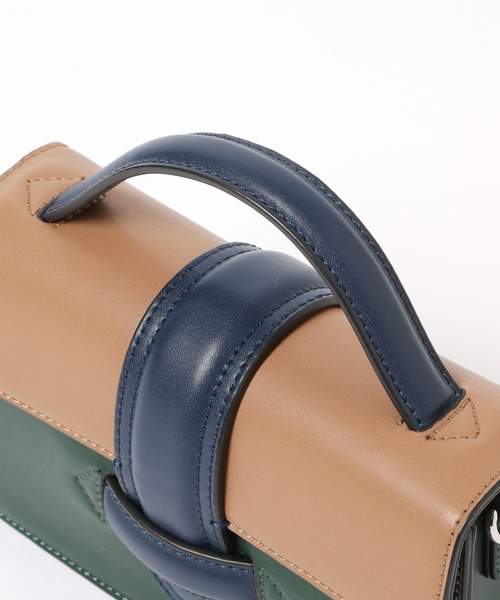 BAYFLOW（ベイフロー）の「マルチカラーミニバッグ（ショルダーバッグ・レディース・グリーン/ブラウン・FREE）」の12枚目の写真