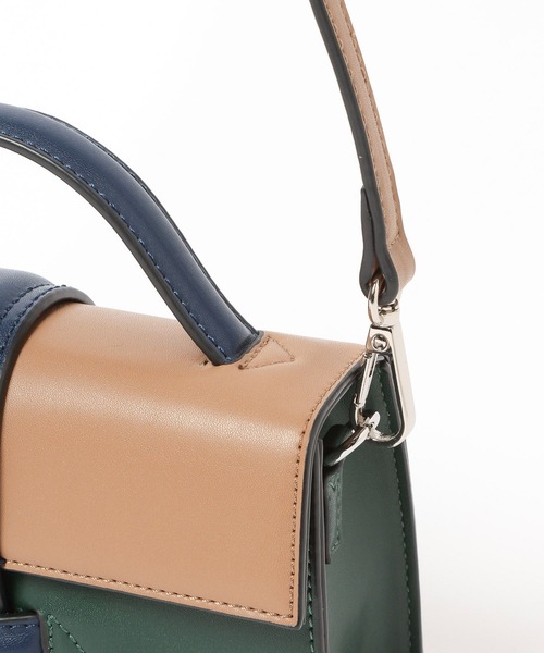 BAYFLOW（ベイフロー）の「マルチカラーミニバッグ（ショルダーバッグ・レディース・グリーン/ブラウン・FREE）」の13枚目の写真