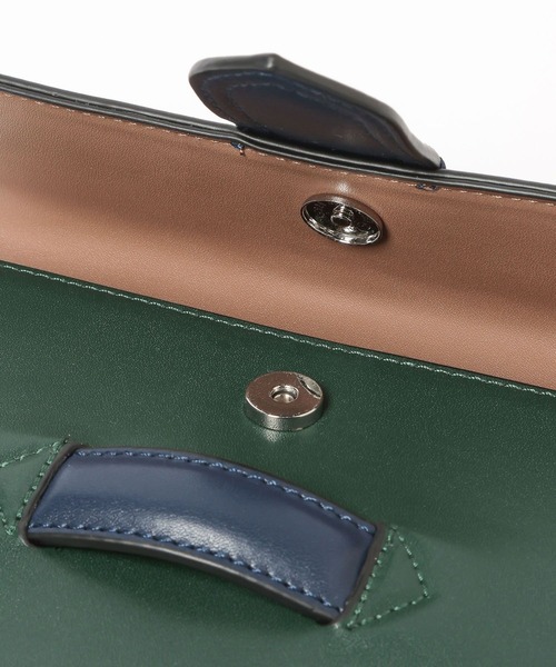 BAYFLOW（ベイフロー）の「マルチカラーミニバッグ（ショルダーバッグ・レディース・グリーン/ブラウン・FREE）」の21枚目の写真