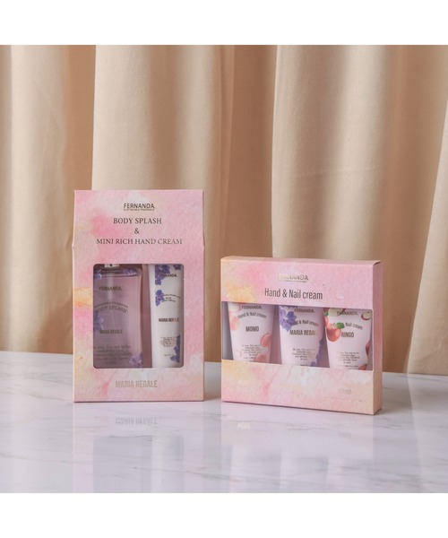 FERNANDA(フェルナンダ)の「ミニハンド&ネイルクリームセット(モモ・マリアリゲル・リンゴ)/Mini Hand & Nail Cream Set (Momo・Maria Regale・Ringo)(ボディケアキット/ギフトセット・レディース・その他・FREE)」の5枚目の写真
