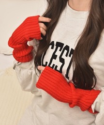 Mayree（メイリー）の「【float】ニット シンプル デザイン アームカバー/アームウォーマー【10色展開】（アームカバー）」