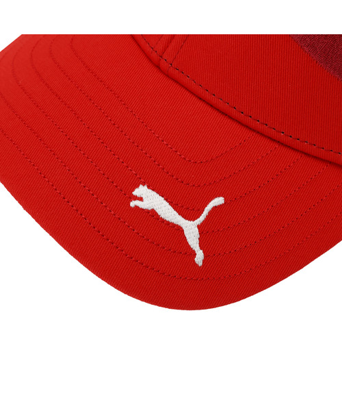 PUMA(プーマ)の「PUMA プーマ ユニセックス フェラーリ REP ベガス トラッカーキャップ(キャップ・メンズ・レッド・フリー)」の4枚目の写真