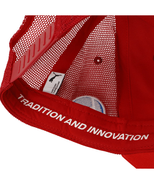 PUMA(プーマ)の「PUMA プーマ ユニセックス フェラーリ REP ベガス トラッカーキャップ(キャップ・メンズ・レッド・フリー)」の5枚目の写真