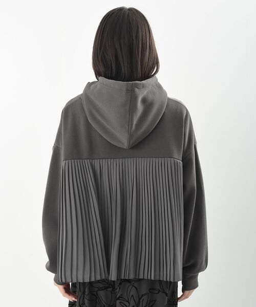 BACKプリーツ裏起毛ワイドパーカー（パーカー）｜rps（アール