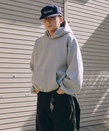 XERO（ゼロ）の「Balloon Crop Hood [Melange Gray]（パーカー）」