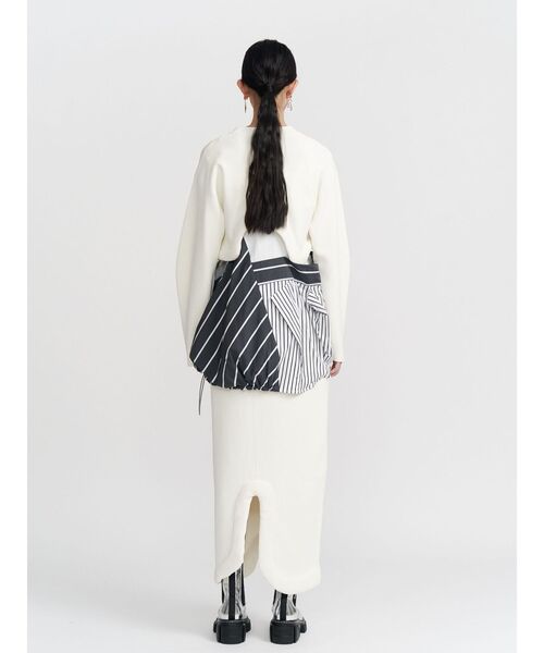 UN3D.(アンスリード)の「EDGE WAVE SHORT KNIT / エッジウェーブショートニット(ニット/セーター・レディース・ホワイト/グレー/ブラック・FREE)」の10枚目の写真