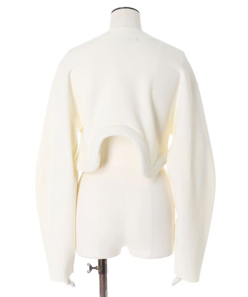 UN3D.(アンスリード)の「EDGE WAVE SHORT KNIT / エッジウェーブショートニット(ニット/セーター・レディース・ホワイト/グレー/ブラック・FREE)」の15枚目の写真