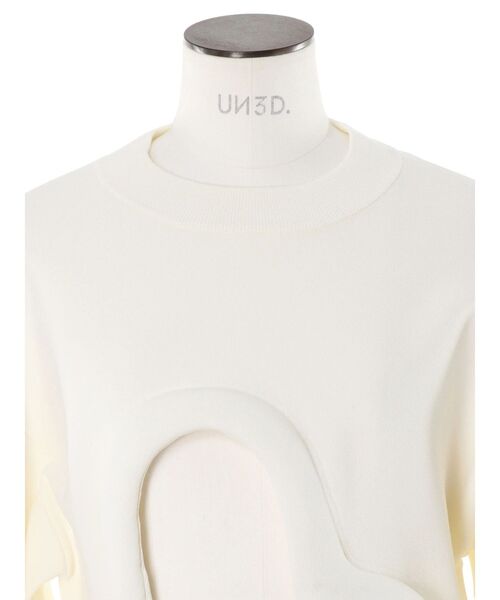 UN3D.(アンスリード)の「EDGE WAVE SHORT KNIT / エッジウェーブショートニット(ニット/セーター・レディース・ホワイト/グレー/ブラック・FREE)」の16枚目の写真