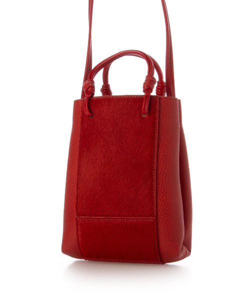 kakatoo（カカトゥ）の「カカトゥ kakatoo / カウヘアーポイントミニショルダー（ショルダーバッグ・レディース・ブラウン/レッド/ブルー・FREE）」の3枚目の写真