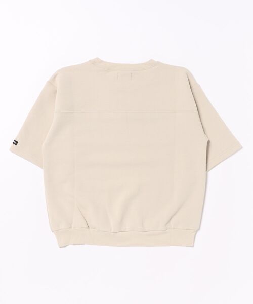 KRIFF MAYER Kid's Collection（クリフメイヤーキッズコレクション）の「【速乾】軽テック5分袖スウェット（スウェット・キッズ・ブラック/サンドベージュ/オートミール/サックスブルー・170/130/120/160/150/140）」の18枚目の写真