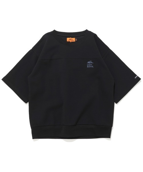 KRIFF MAYER Kid's Collection（クリフメイヤーキッズコレクション）の「【速乾】軽テック5分袖スウェット（スウェット・キッズ・ブラック/サンドベージュ/オートミール/サックスブルー・170/130/120/160/150/140）」の19枚目の写真