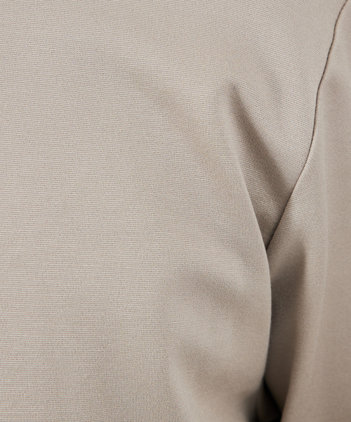 ABAHOUSE(アバハウス)の「Eco Vero ストレッチポンチ ロンT / クルーネック(Tシャツ/カットソー・メンズ・ブラック/ブルー/ホワイト/ベージュ・50/44/46/48)」の10枚目の写真