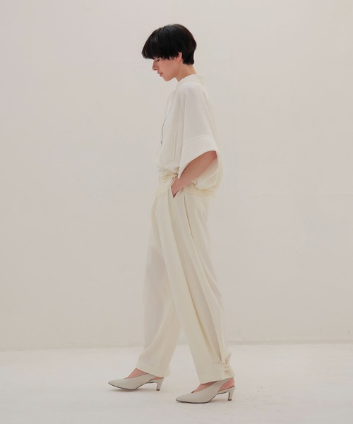 DRESSLAVE（ドレスレイブ）の「swelling tweed zip blouson(スウェリングツイードジップブルゾン)（ブルゾン・レディース・ホワイト・38）」の9枚目の写真