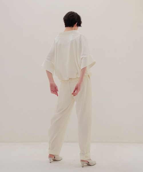 DRESSLAVE（ドレスレイブ）の「swelling tweed zip blouson(スウェリングツイードジップブルゾン)（ブルゾン・レディース・ホワイト・38）」の10枚目の写真