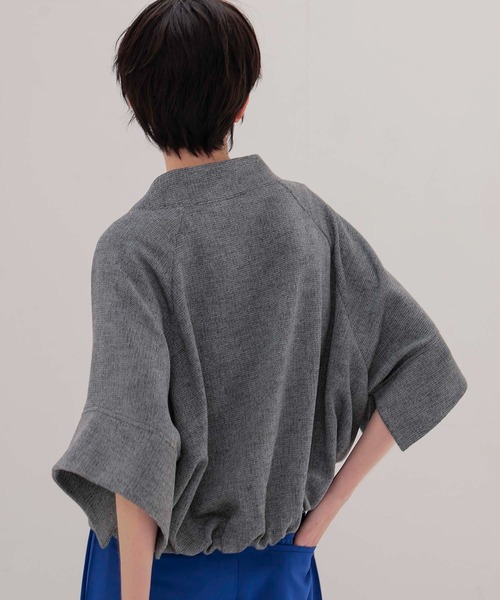 DRESSLAVE（ドレスレイブ）の「swelling tweed zip blouson(スウェリングツイードジップブルゾン)（ブルゾン・レディース・ホワイト・38）」の12枚目の写真