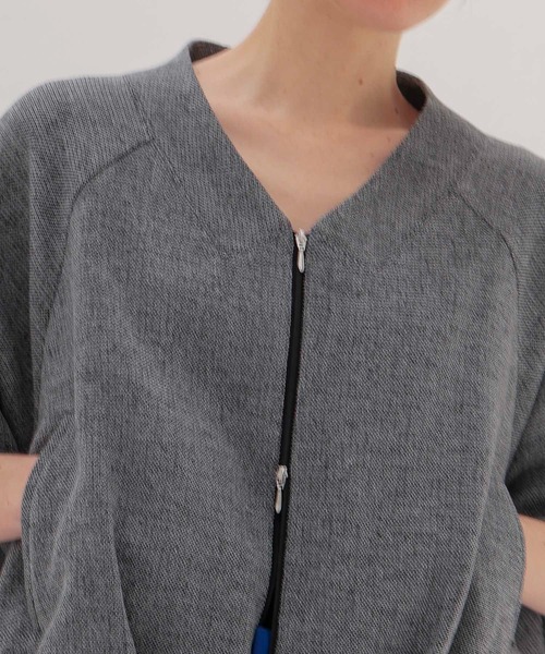 DRESSLAVE（ドレスレイブ）の「swelling tweed zip blouson(スウェリングツイードジップブルゾン)（ブルゾン・レディース・ホワイト・38）」の13枚目の写真