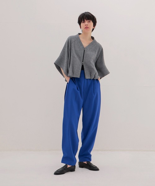 DRESSLAVE（ドレスレイブ）の「swelling tweed zip blouson(スウェリングツイードジップブルゾン)（ブルゾン・レディース・ホワイト・38）」の16枚目の写真