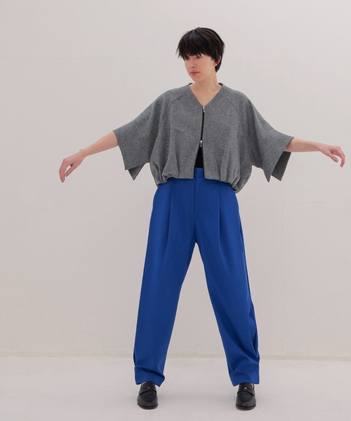 DRESSLAVE（ドレスレイブ）の「swelling tweed zip blouson(スウェリングツイードジップブルゾン)（ブルゾン・レディース・ホワイト・38）」の19枚目の写真