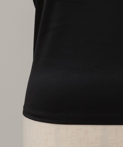 A part by（アパートバイ）の「ストレッチサテンキャミ2（キャミソール・レディース・オフホワイト/ブラック/ブラウン・FREE）」の7枚目の写真