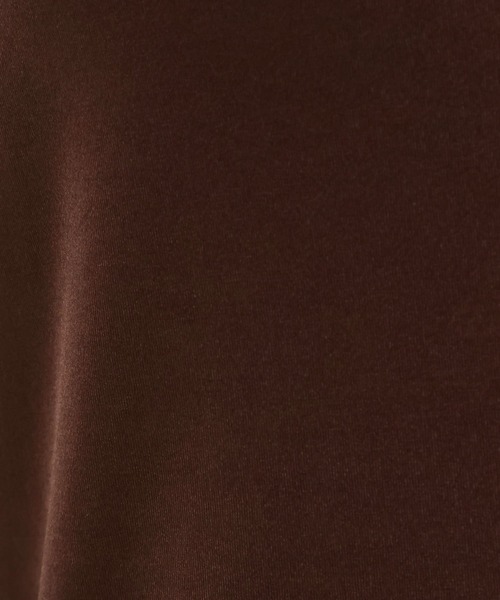 A part by（アパートバイ）の「ストレッチサテンキャミ2（キャミソール・レディース・オフホワイト/ブラック/ブラウン・FREE）」の12枚目の写真