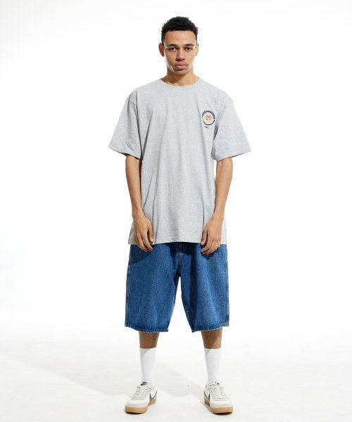CREAM SODA LAB(クリームソーダラボ)の「LAB CRL パクサークルロゴ半袖Tシャツ グレー(Tシャツ/カットソー・メンズ・その他・LARGE/MEDIUM/X-LARGE/XX-LARGE)」の5枚目の写真