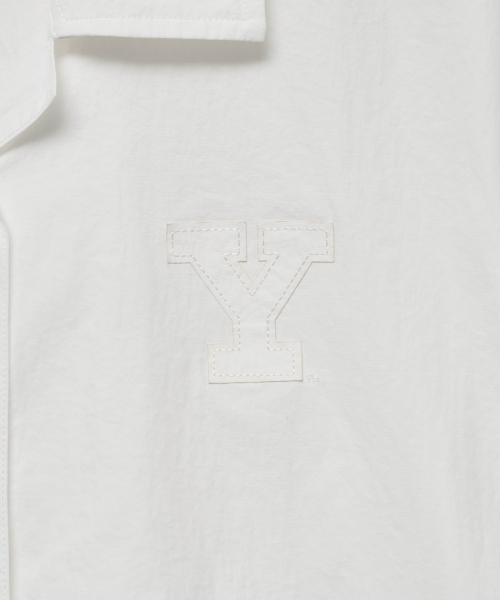 YALE(イェール)の「ライトウェイトハーフスリーブクロップシャツ_ホワイト(シャツ/ブラウス・レディース・その他・SMALL/MEDIUM)」の5枚目の写真