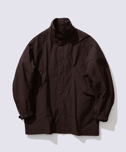 ATON（エイトン）の「【ATON/エイトン】AIR WEATHER SHORT MODS COAT（モッズコート・メンズ・ブラウン/ブラック・4/6）」の4枚目の写真