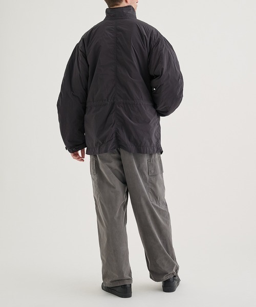 ATON（エイトン）の「【ATON/エイトン】AIR WEATHER SHORT MODS COAT（モッズコート・メンズ・ブラウン/ブラック・4/6）」の9枚目の写真