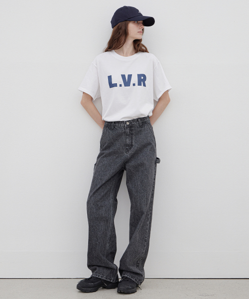 LEVAR（レバー）の「L.V.R Signature Cotton T-shirt - Off White（Tシャツ/カットソー・レディース・Off White・FREE）」の2枚目の写真