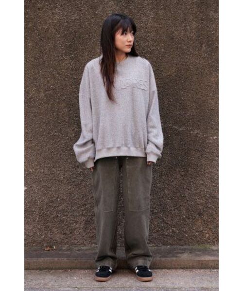 LORES(ロアス)の「Pigment Dyed Work Pants - Charcoal(デニムパンツ・レディース・その他・MEDIUM/LARGE)」の17枚目の写真