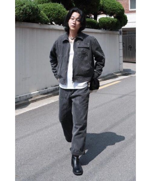 LORES(ロアス)の「Pigment Dyed Work Pants - Charcoal(デニムパンツ・レディース・その他・MEDIUM/LARGE)」の18枚目の写真