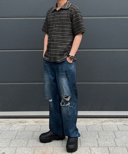 ENDOOR(エンドア)の「Volume dirty denim pants (indigo blue)(その他パンツ・メンズ・インディゴブルー・1/2/3)」の8枚目の写真