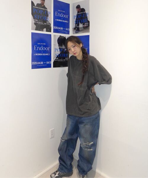 ENDOOR(エンドア)の「Volume dirty denim pants (indigo blue)(その他パンツ・メンズ・インディゴブルー・1/2/3)」の20枚目の写真