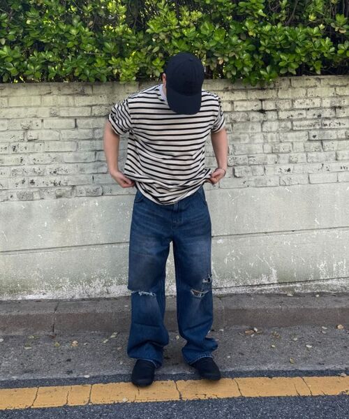 ENDOOR(エンドア)の「Volume dirty denim pants (indigo blue)(その他パンツ・メンズ・インディゴブルー・1/2/3)」の21枚目の写真