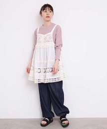 l'atelier du savon | つぎはぎレース　パッチワークキャミブラウス(シャツ/ブラウス)